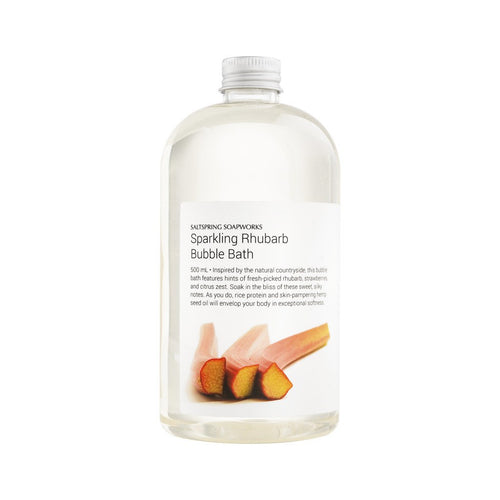 Saltspring Soapworks - Sparkling Rhubarb Bubble Bath